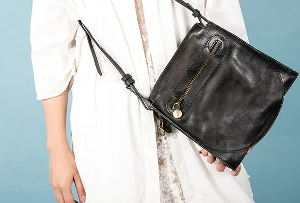 Handmade Leather Purse Messenger Bag Crossbody Bag Shoulder Bag Purse For Women