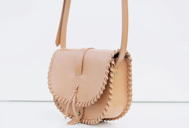 Handmade leather purse satchel phone bag shoulder bag cossbody bag purse women