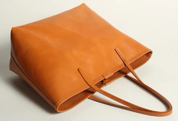 Handmade Leather Tote Purse Bucket Bag Handbag Shoulder Bag Large for Women Leather Shopper Bag