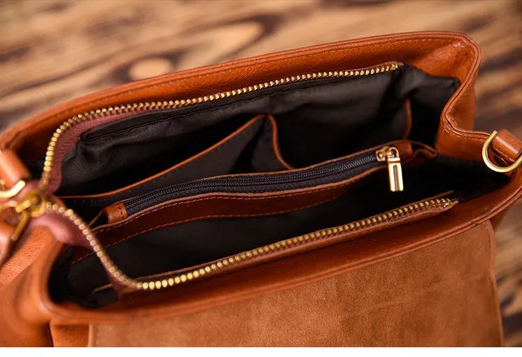 Handmade Leather Women Vintage Handbag Shoulder Bag For Women