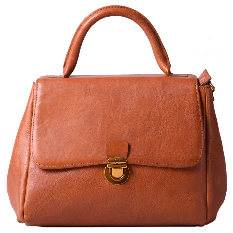 Handmade Leather Women Vintage Handbag Shoulder Bag For Women