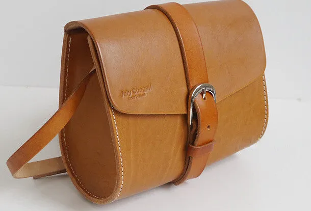 Handmade leather Womens Shoulder Bag Saddle Crossbody Purse for Women