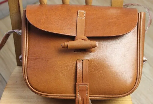 Handmade shoulder bag Genuine vintage rustic leather crossbody Shoulder Bag for women