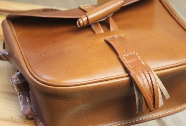 Handmade shoulder bag Genuine vintage rustic leather crossbody Shoulder Bag for women