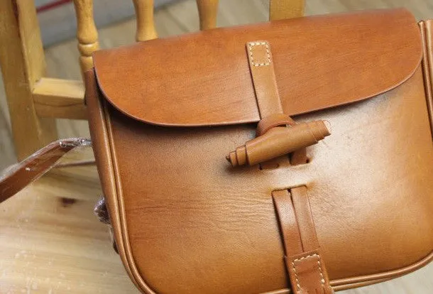 Handmade shoulder bag Genuine vintage rustic leather crossbody Shoulder Bag for women