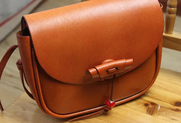 Handmade shoulder bag Genuine vintage rustic leather crossbody Shoulder Bag for women
