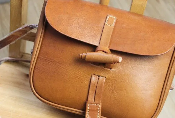 Handmade shoulder bag Genuine vintage rustic leather crossbody Shoulder Bag for women