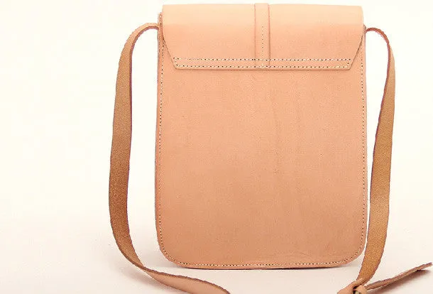 Handmade vintage leather saddle messenger crossbody Shoulder Bag for women