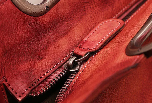 Handmade Vintage Leather Women Handbag Shoulder Bag Purse for Women
