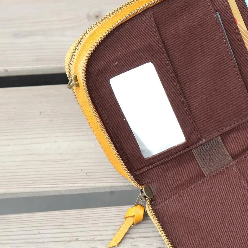 Handmade Women's Red Leather Shoulder Clutch Purse Handbag Crossbody Bag Clutch Purse