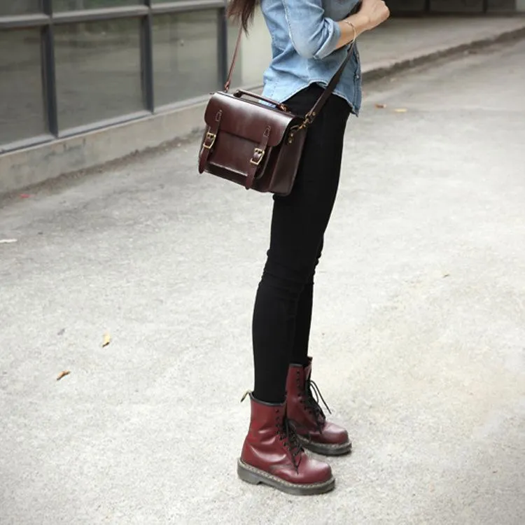 Handmade Womens Tan Leather Satchel Shoulder Bag Cambridge Structured Satchel Handbag Purse for Men