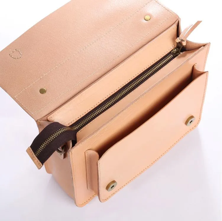 Handmade Womens Tan Leather Satchel Shoulder Bag Cambridge Structured Satchel Handbag Purse for Men