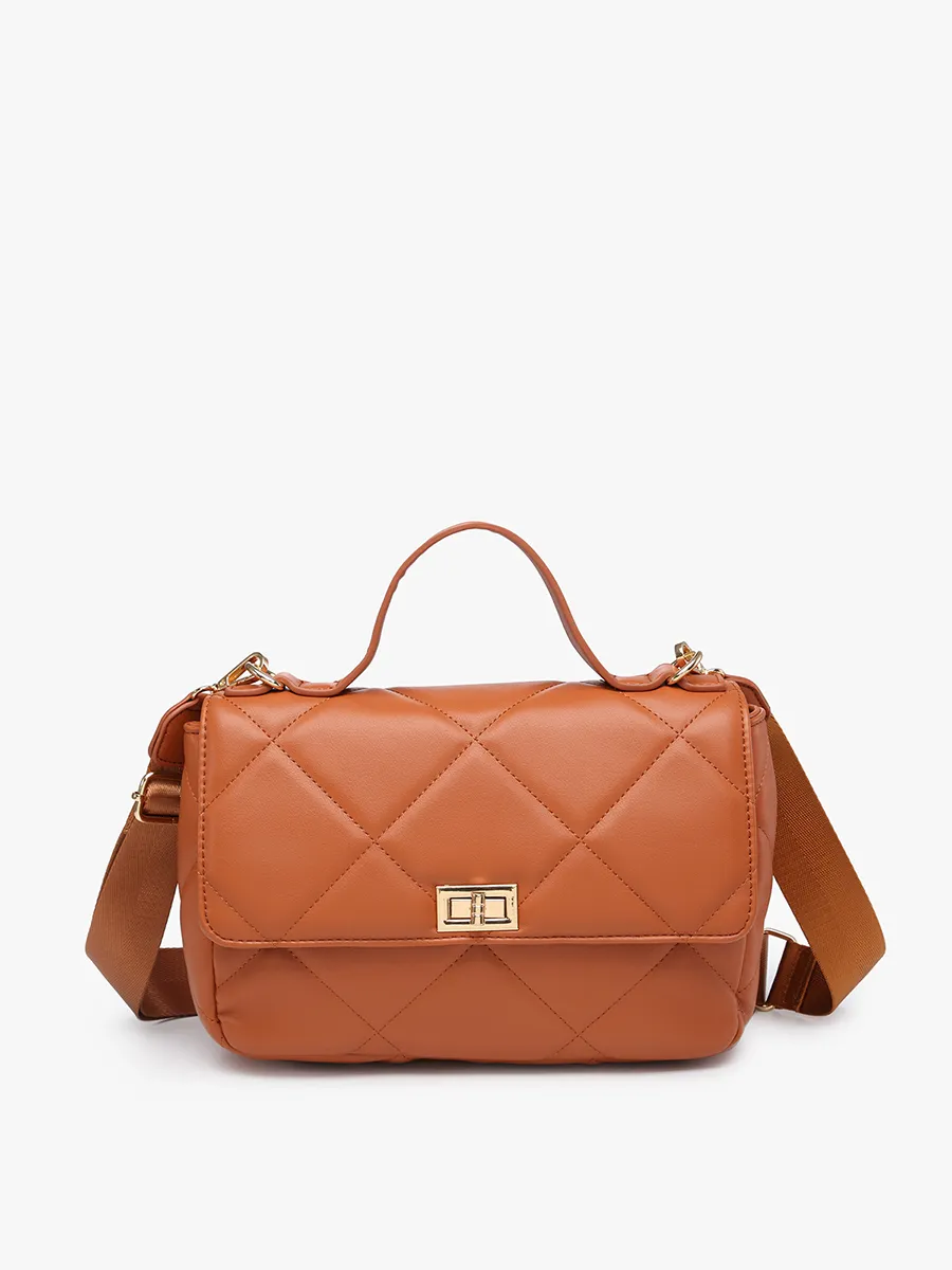 Harp Vegan Twist Lock Crossbody
