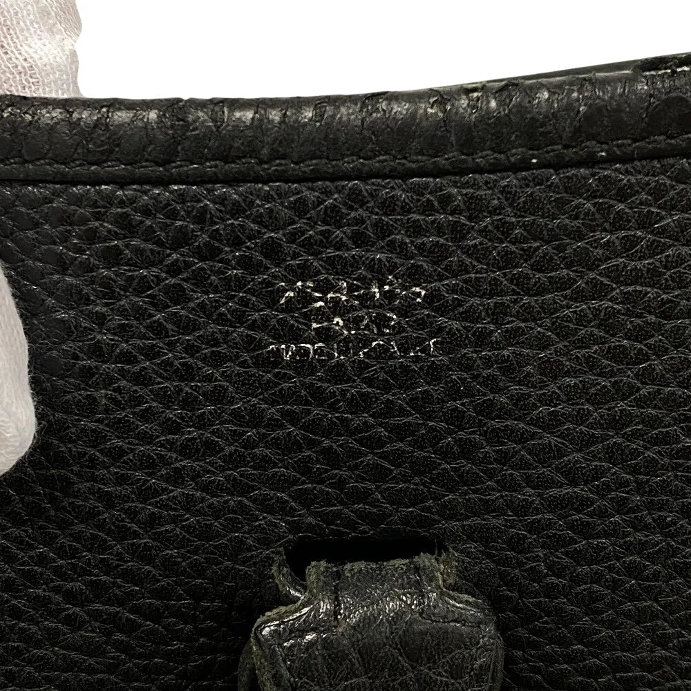 HERMES Shoulder Bag Taurillon Clemence black Taurillon Clemence Evelyn 3 29 PM mens Used