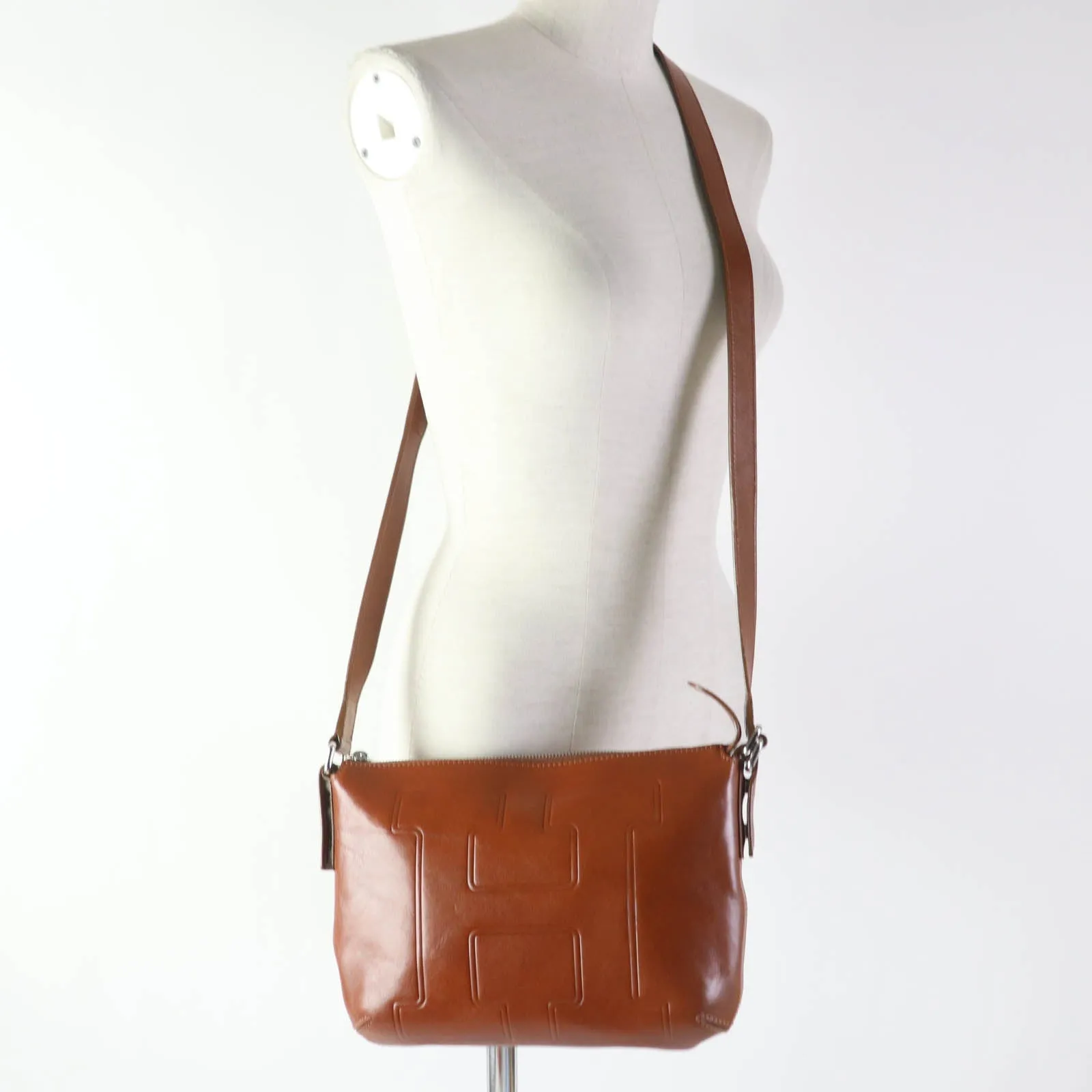 HIROFU Shoulder Bag leather Brown