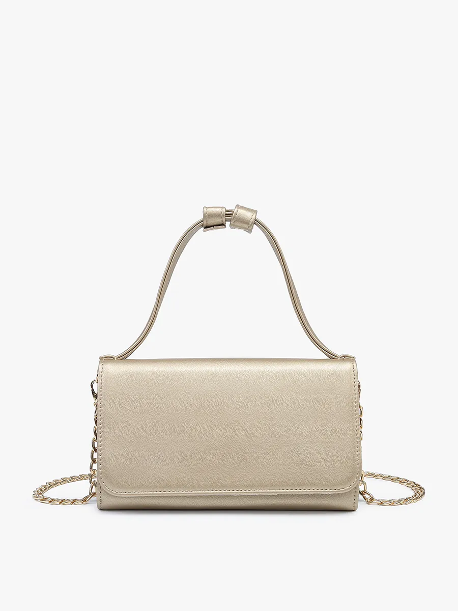 Honey Vegan Rect Chain Crossbody
