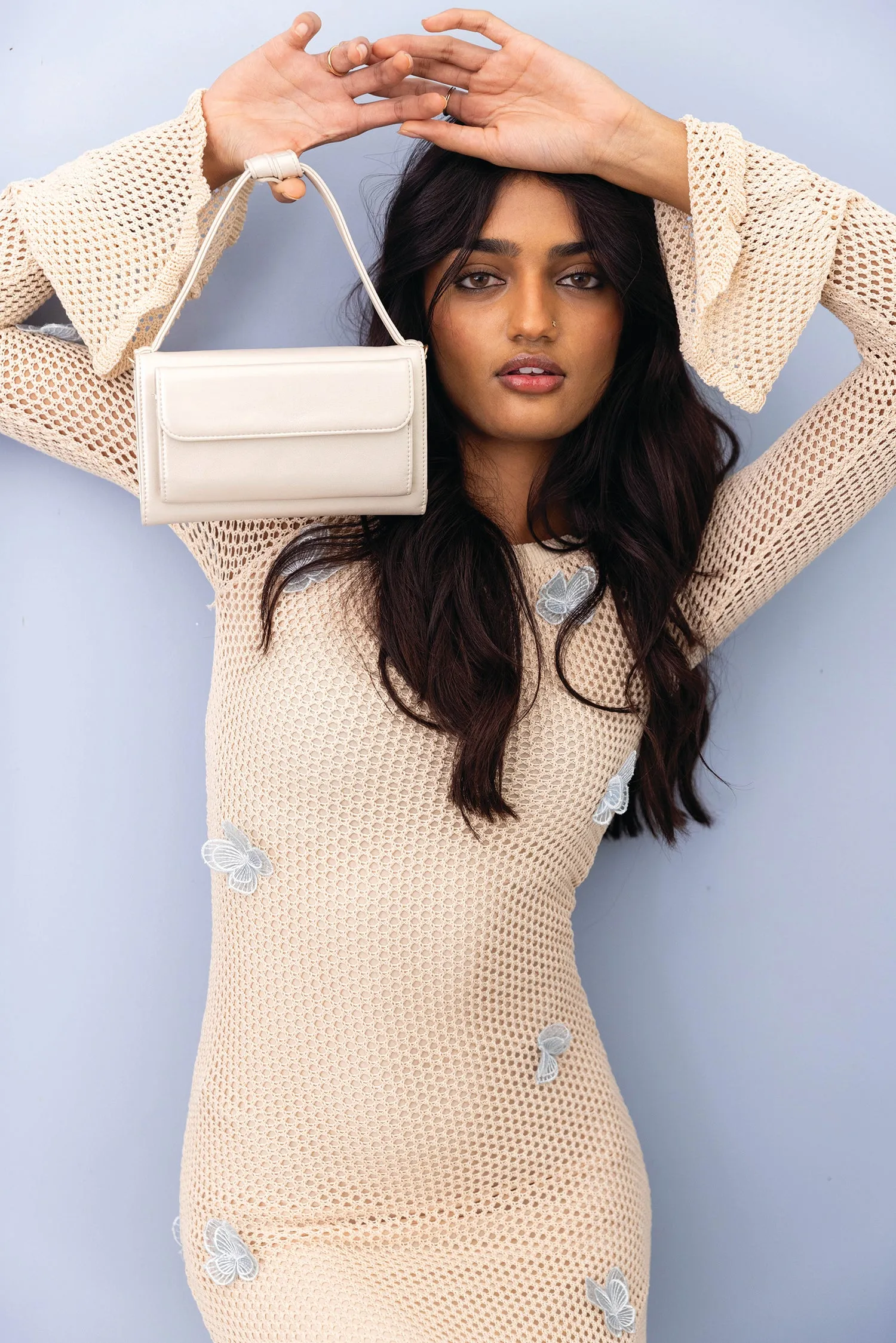 Honey Vegan Rect Chain Crossbody