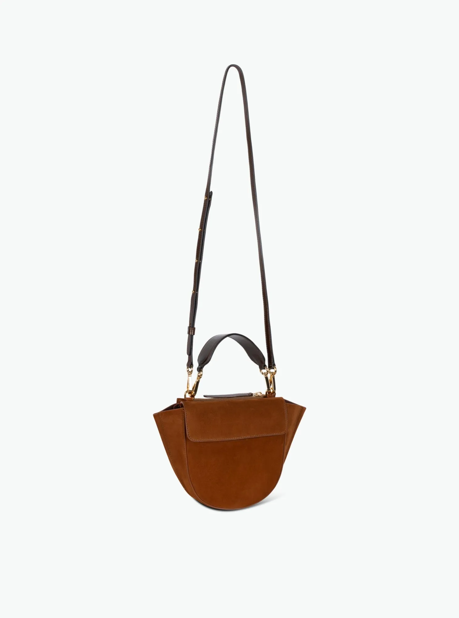 Hortensia Bag Mini - Tan Suede
