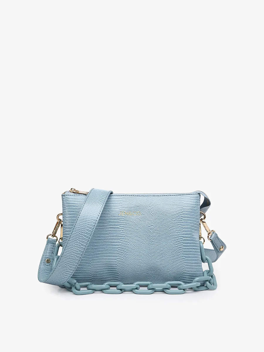 Izzy Vegan Lizard Crossbody