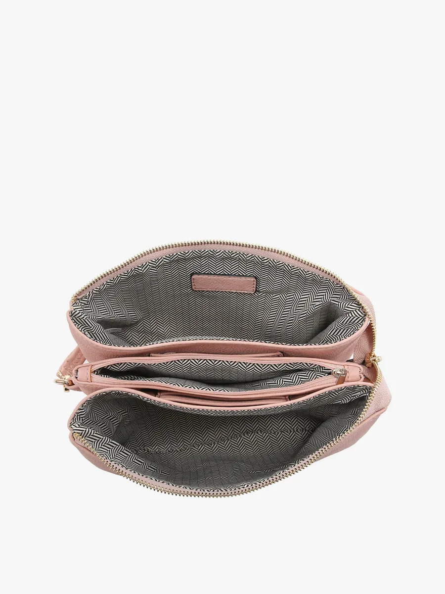Izzy Vegan Suede Crossbody