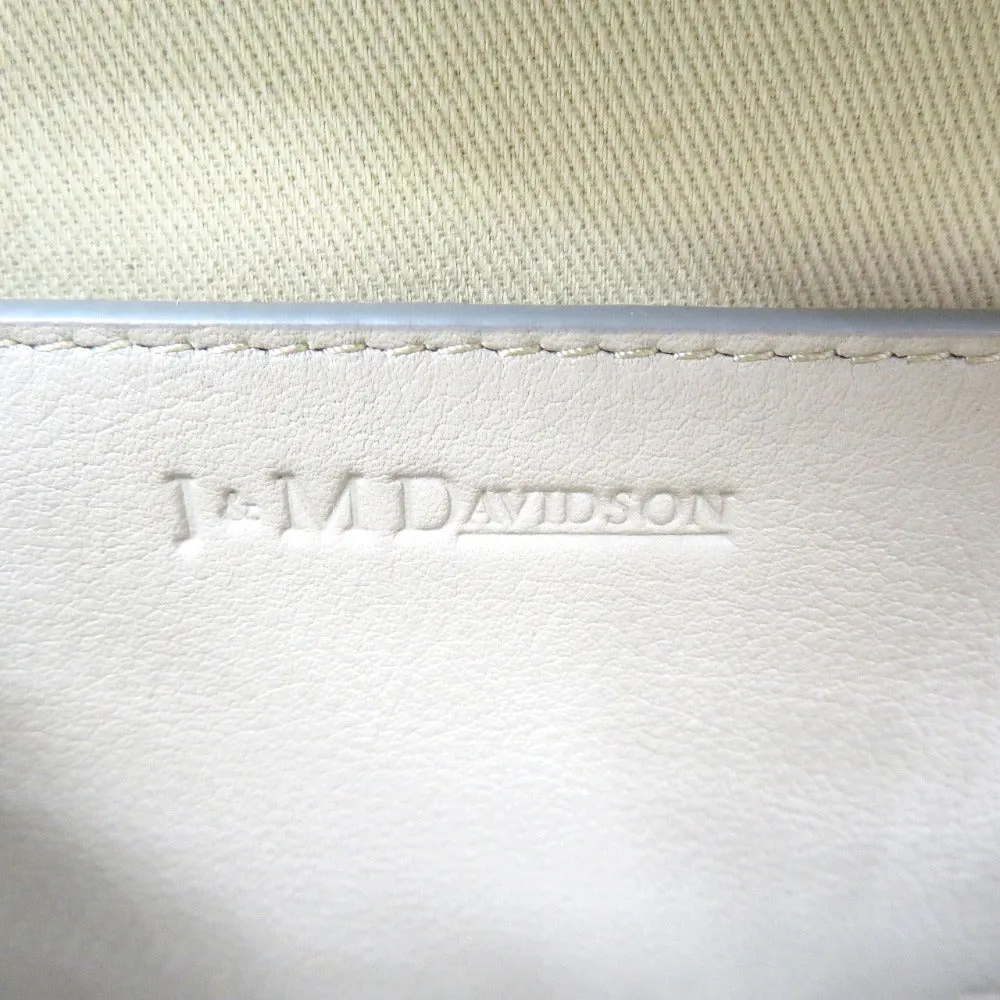 J&M Davidson Shoulder Bag leather pink beige Women Used