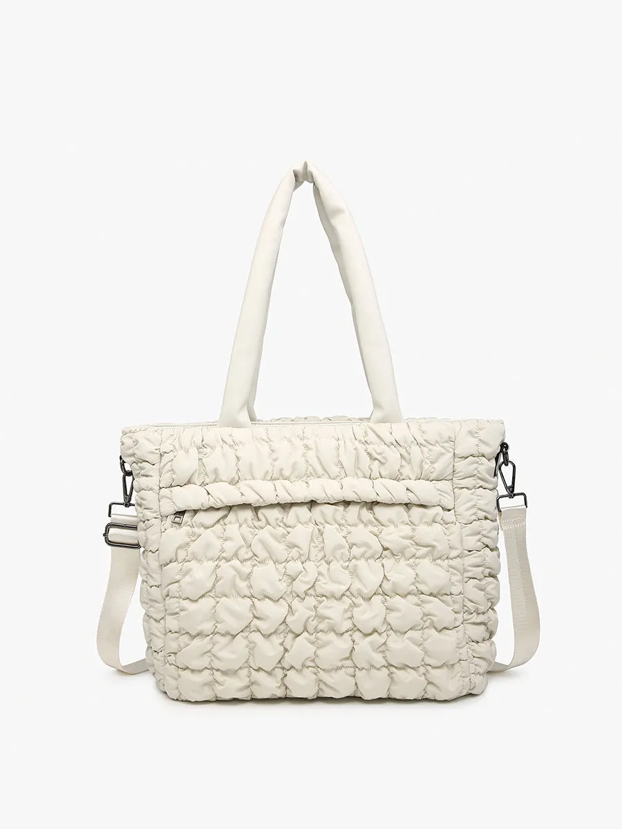 Kelly Quilted Nylon Tote