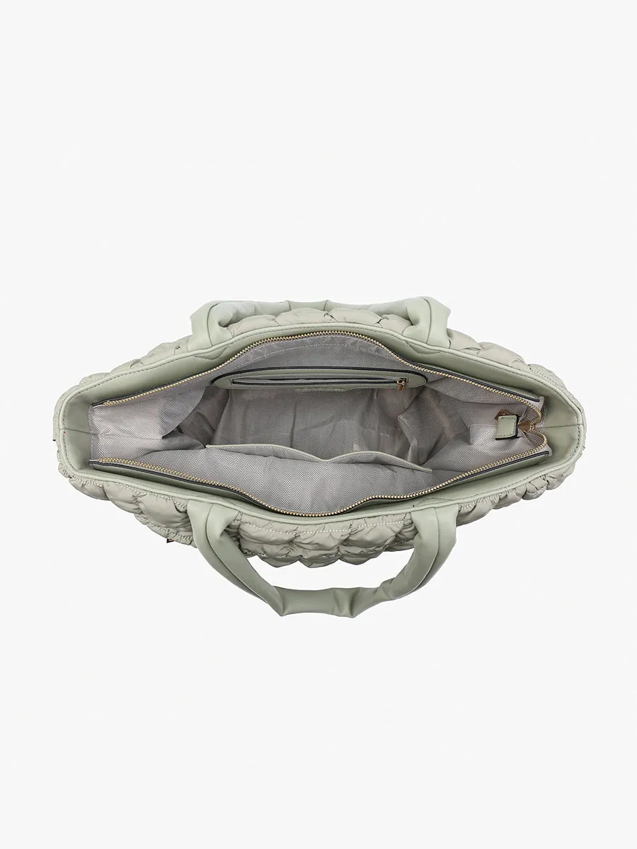 Kelly Quilted Nylon Tote