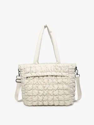 Kelly Quilted Nylon Tote