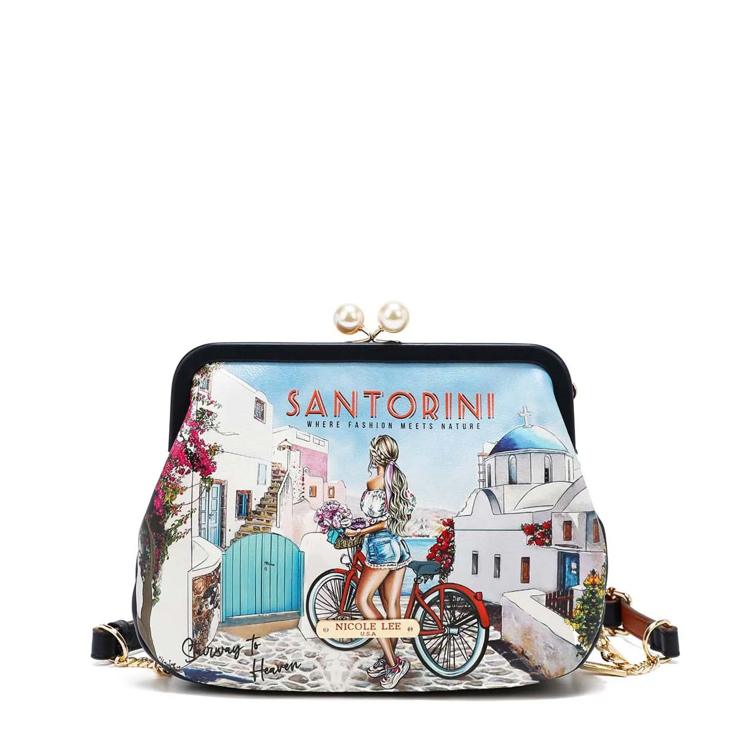 KISS LOCK MESSENGER CROSSBODY