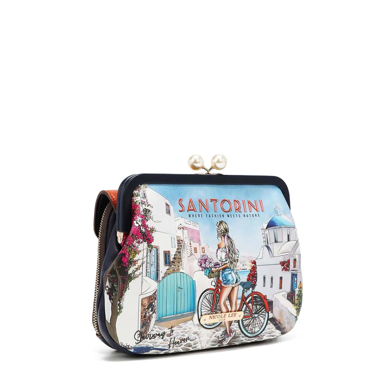 KISS LOCK MESSENGER CROSSBODY
