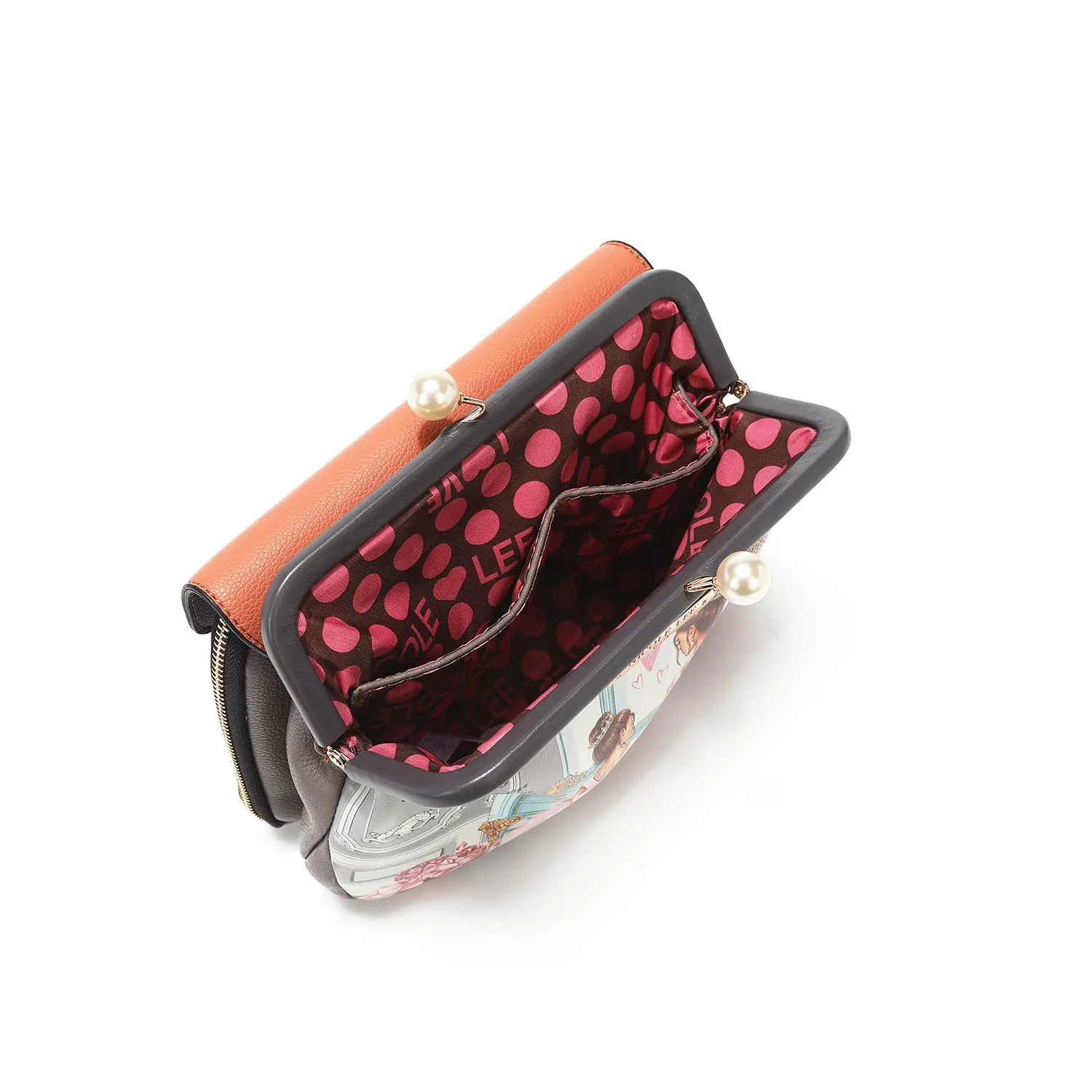 KISS LOCK MESSENGER CROSSBODY