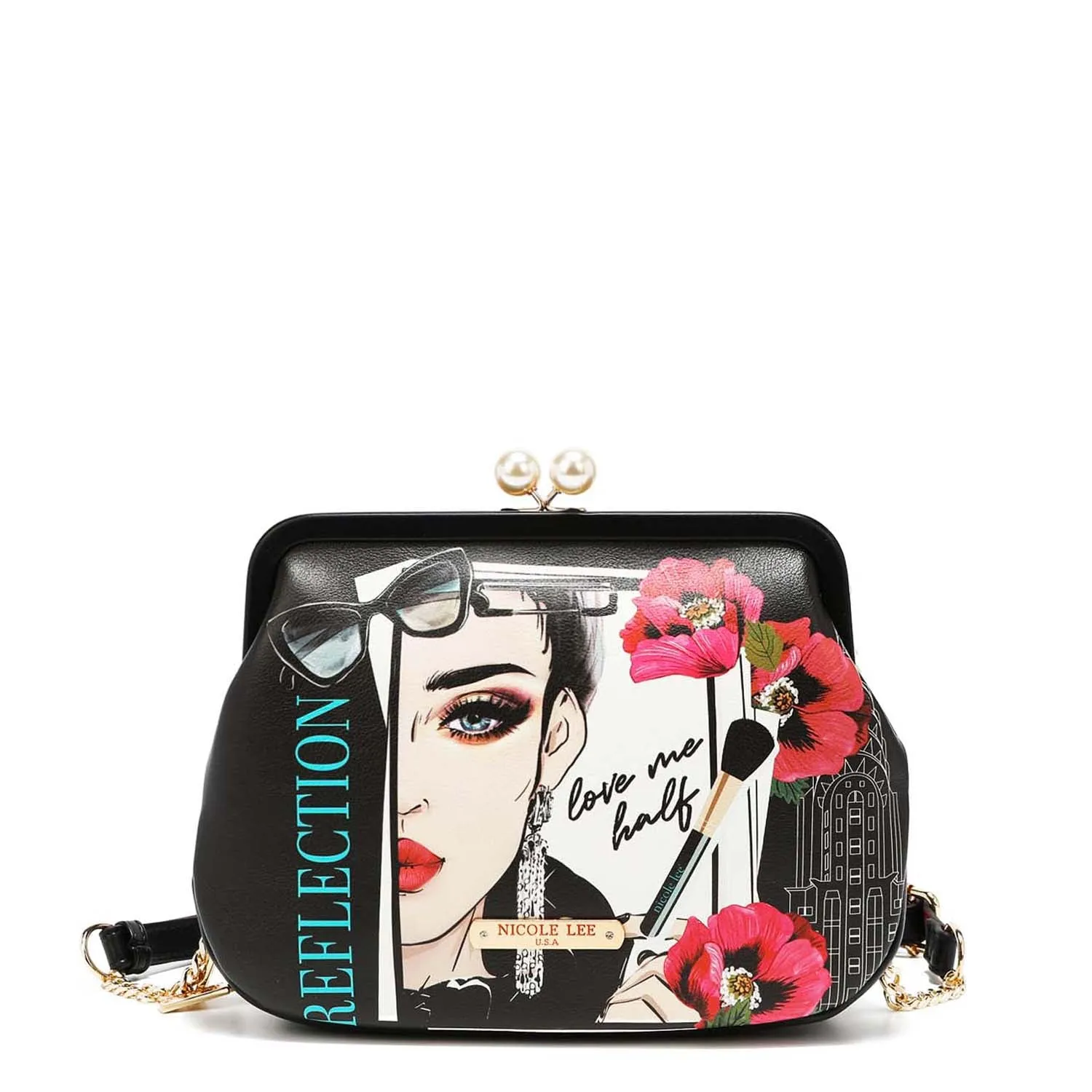 KISS LOCK MESSENGER CROSSBODY