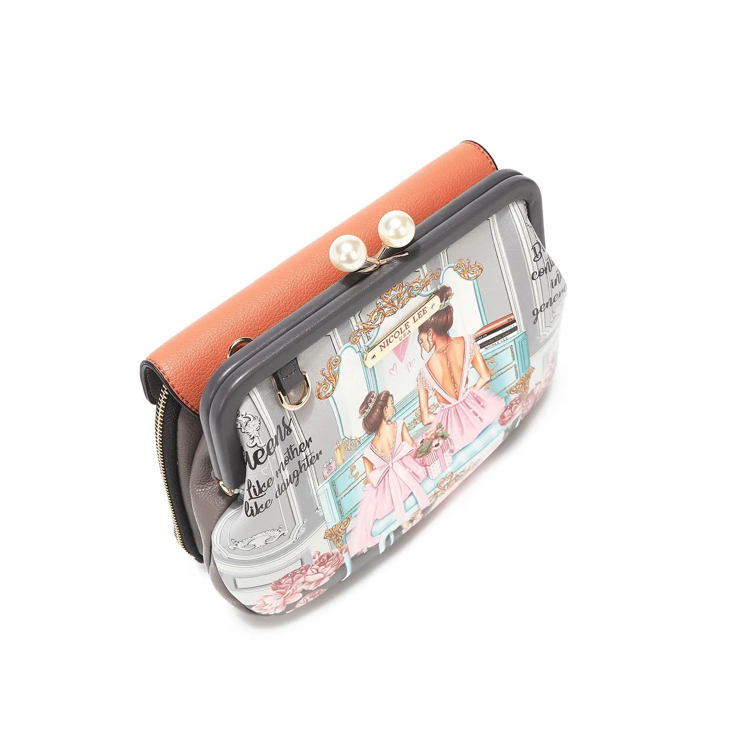 KISS LOCK MESSENGER CROSSBODY