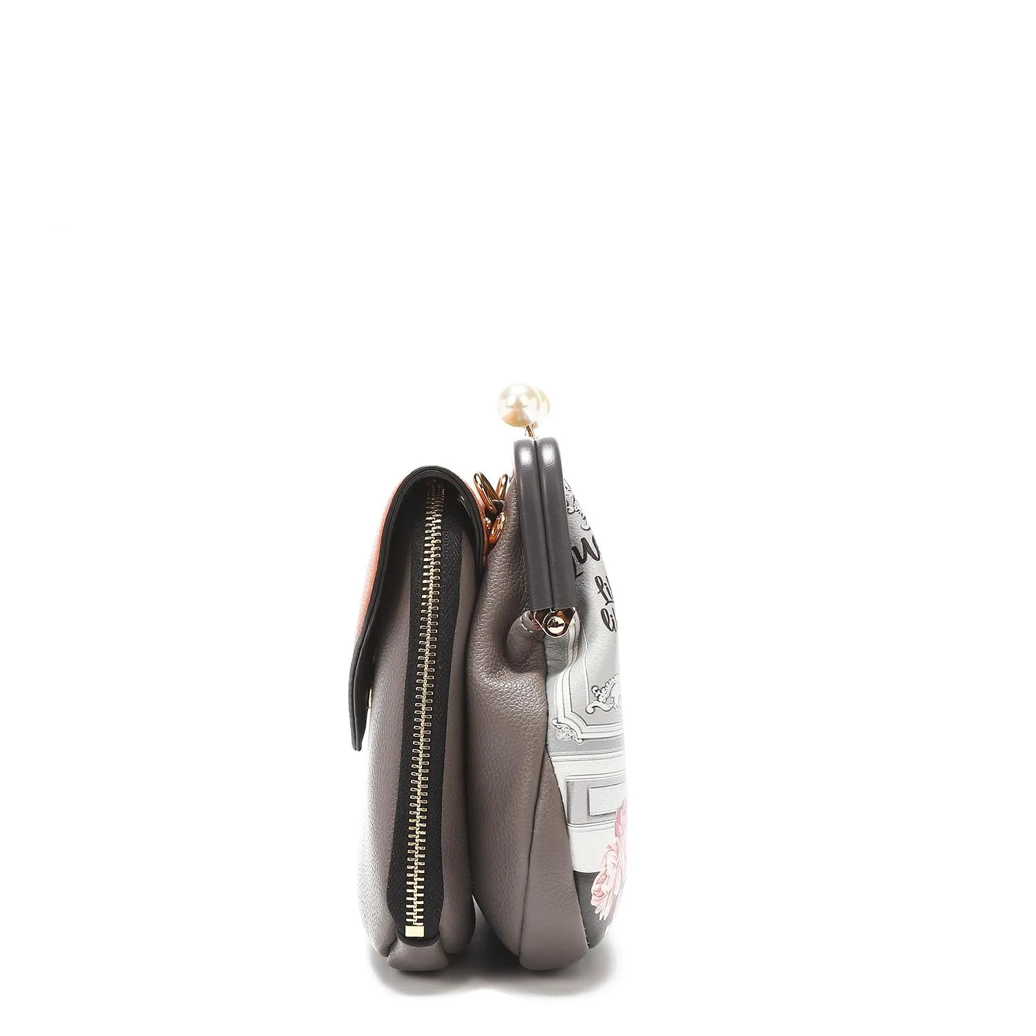 KISS LOCK MESSENGER CROSSBODY