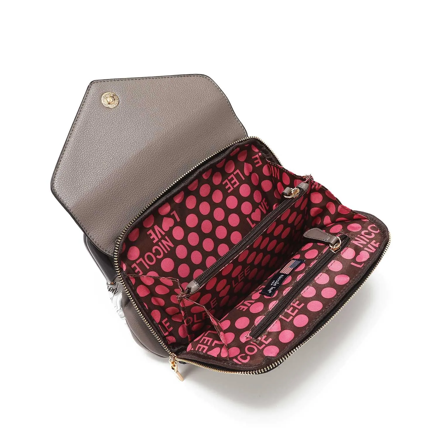 KISS LOCK MESSENGER CROSSBODY