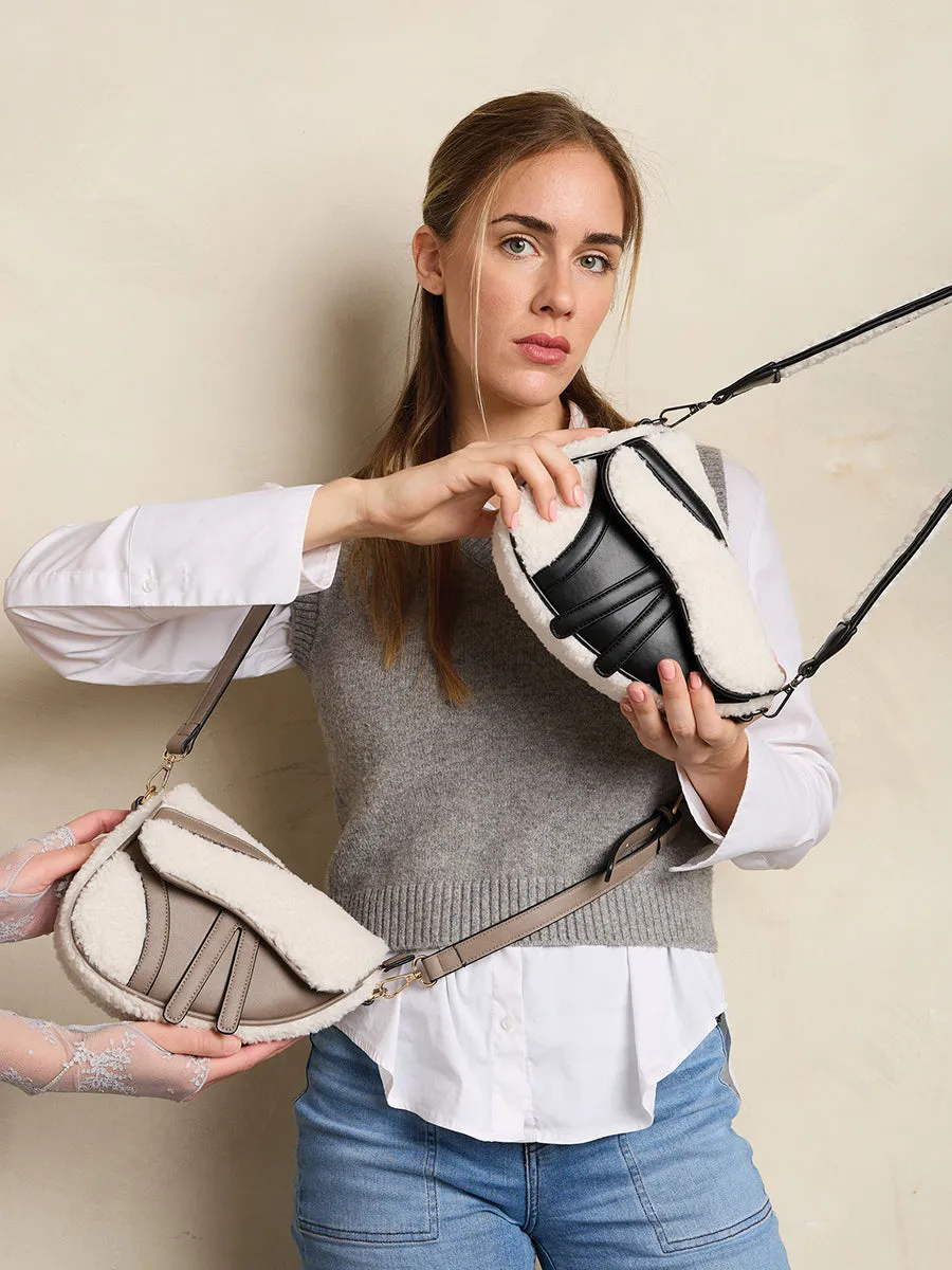 Kori Vegan Sherpa Crossbody