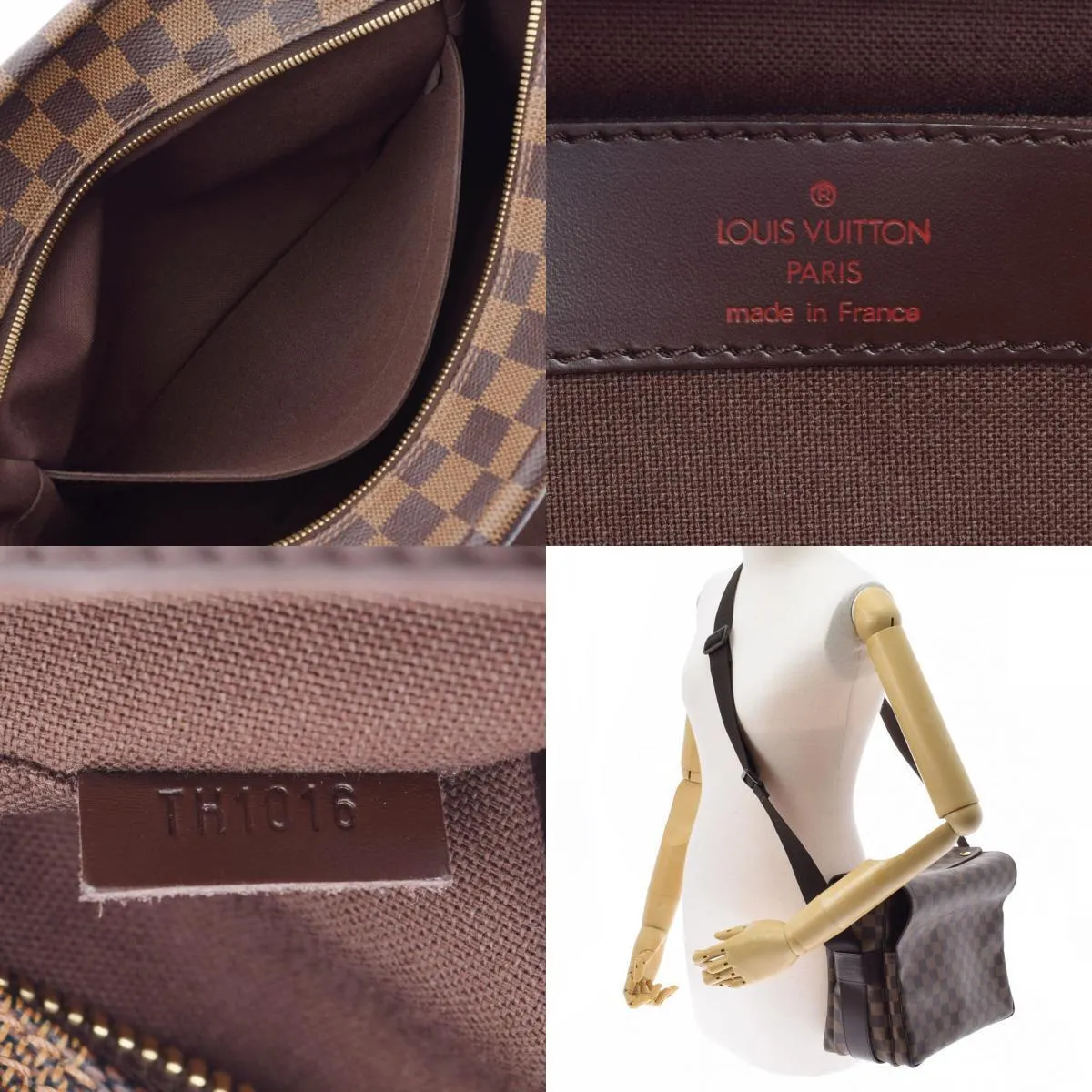 Louis Vuitton Brown Canvas Naviglio shoulder bag
