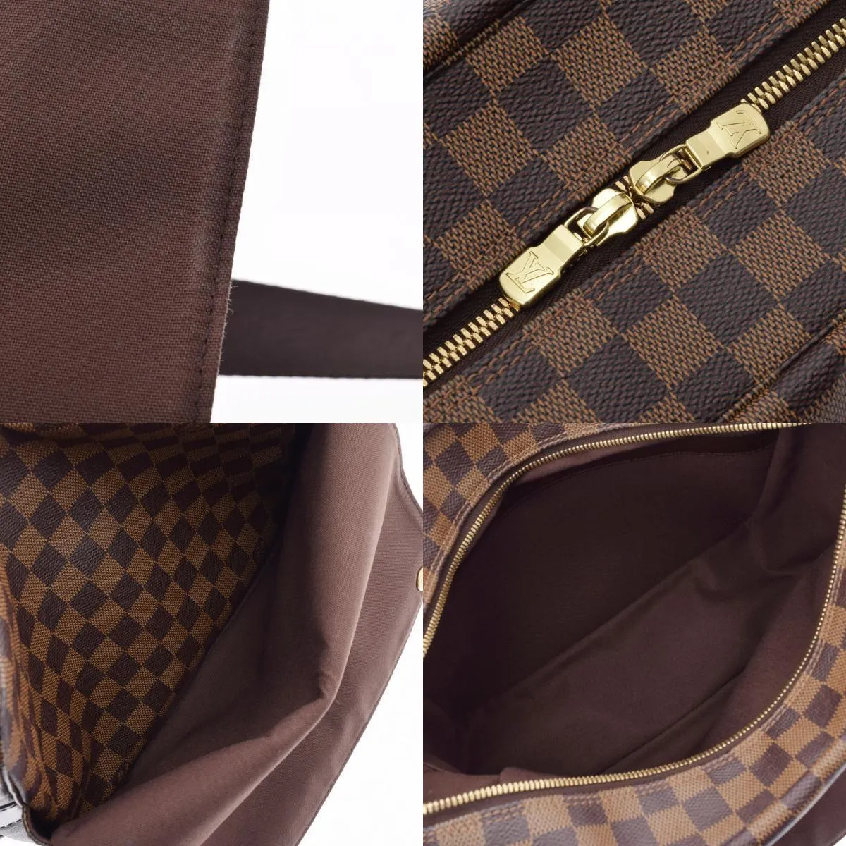 Louis Vuitton Brown Canvas Naviglio shoulder bag