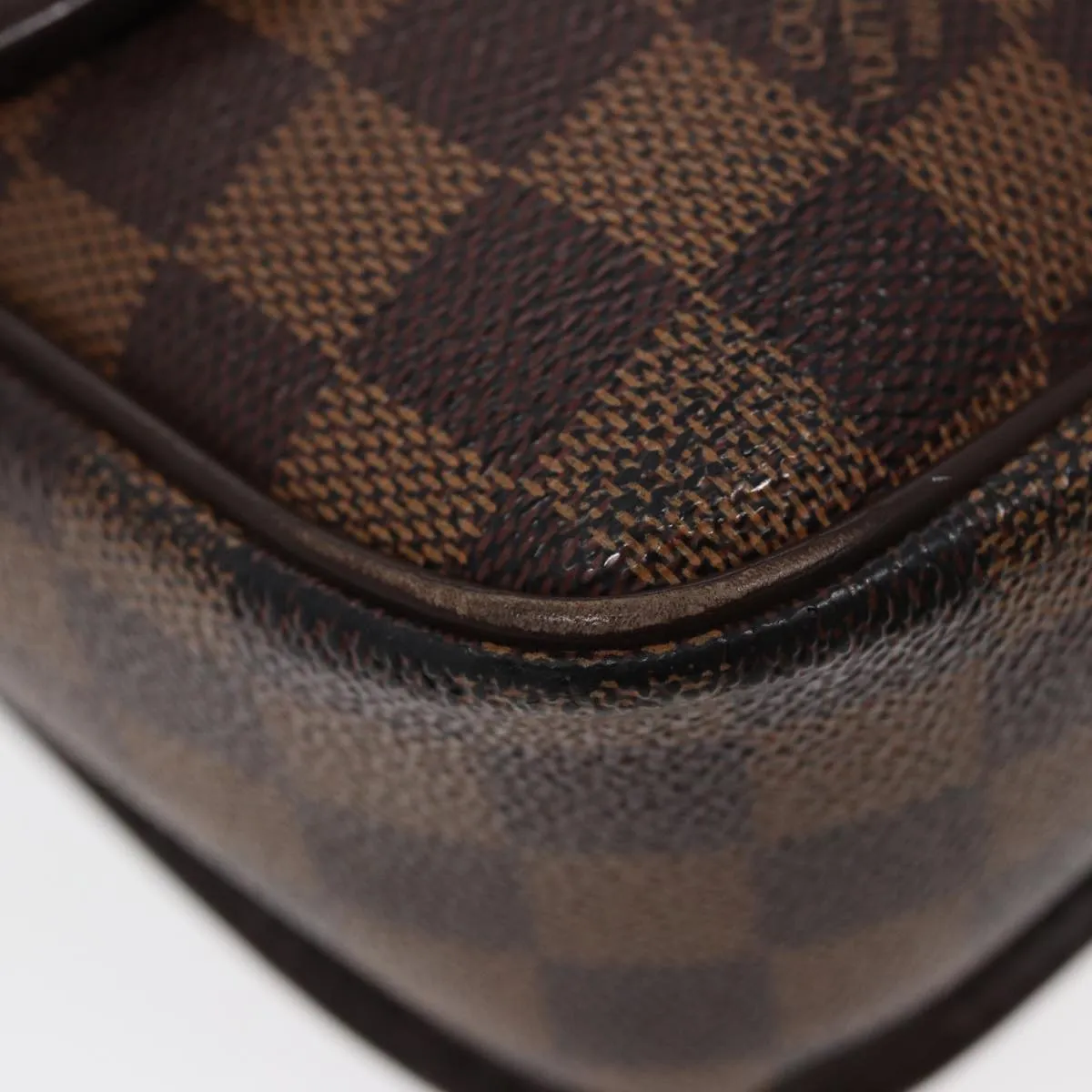 LOUIS VUITTON Damier Ebene Sologne Shoulder Bag N48079 LV Auth 86140