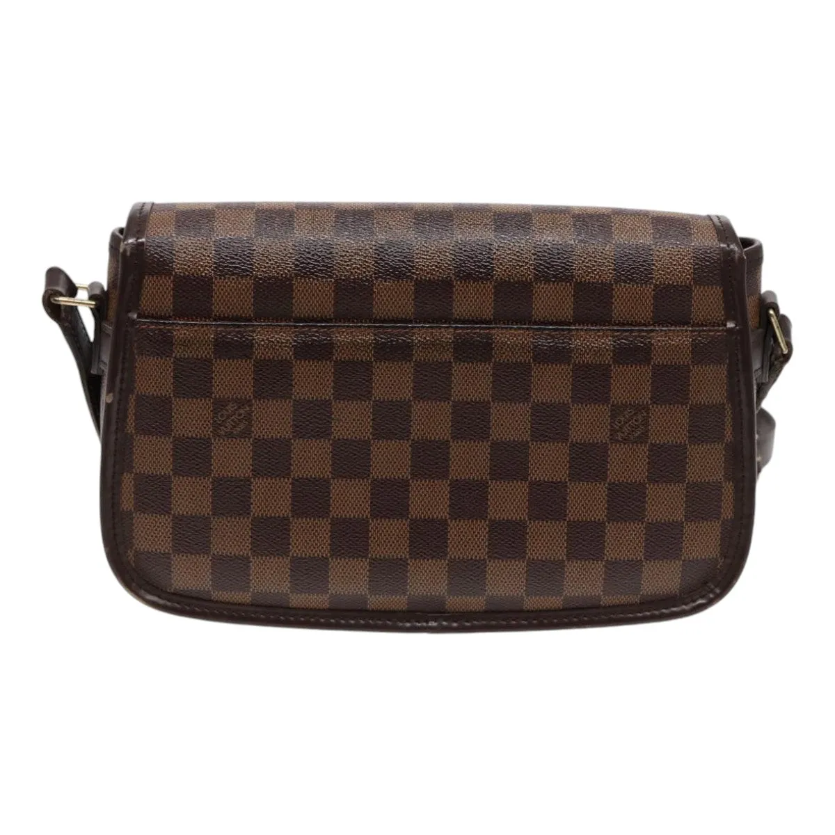 LOUIS VUITTON Damier Ebene Sologne Shoulder Bag N48079 LV Auth 86140