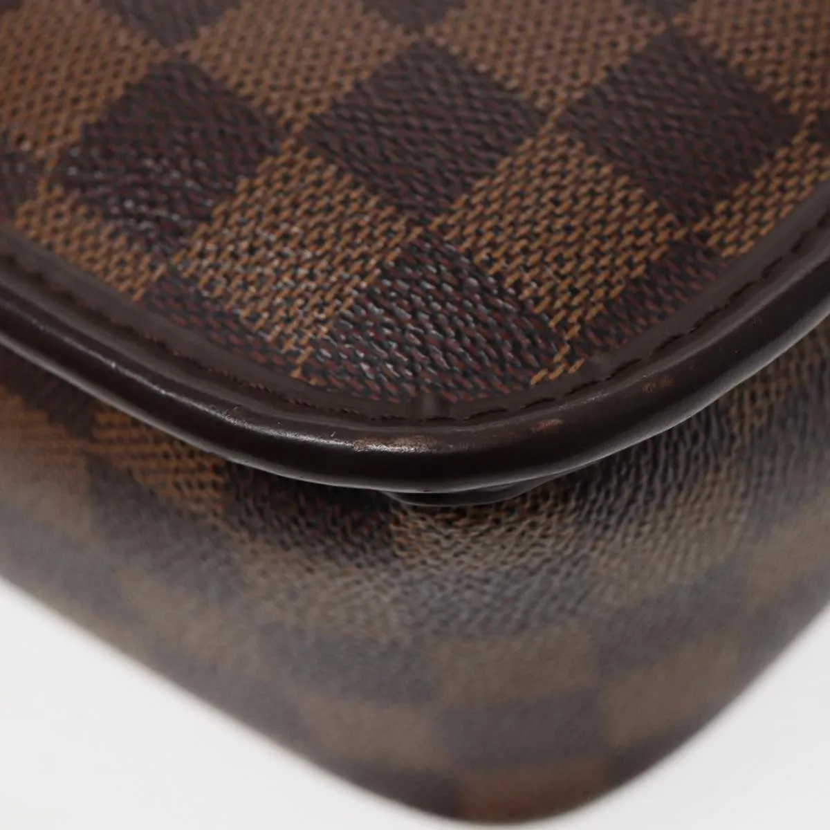 LOUIS VUITTON Damier Ebene Sologne Shoulder Bag N48079 LV Auth 86140