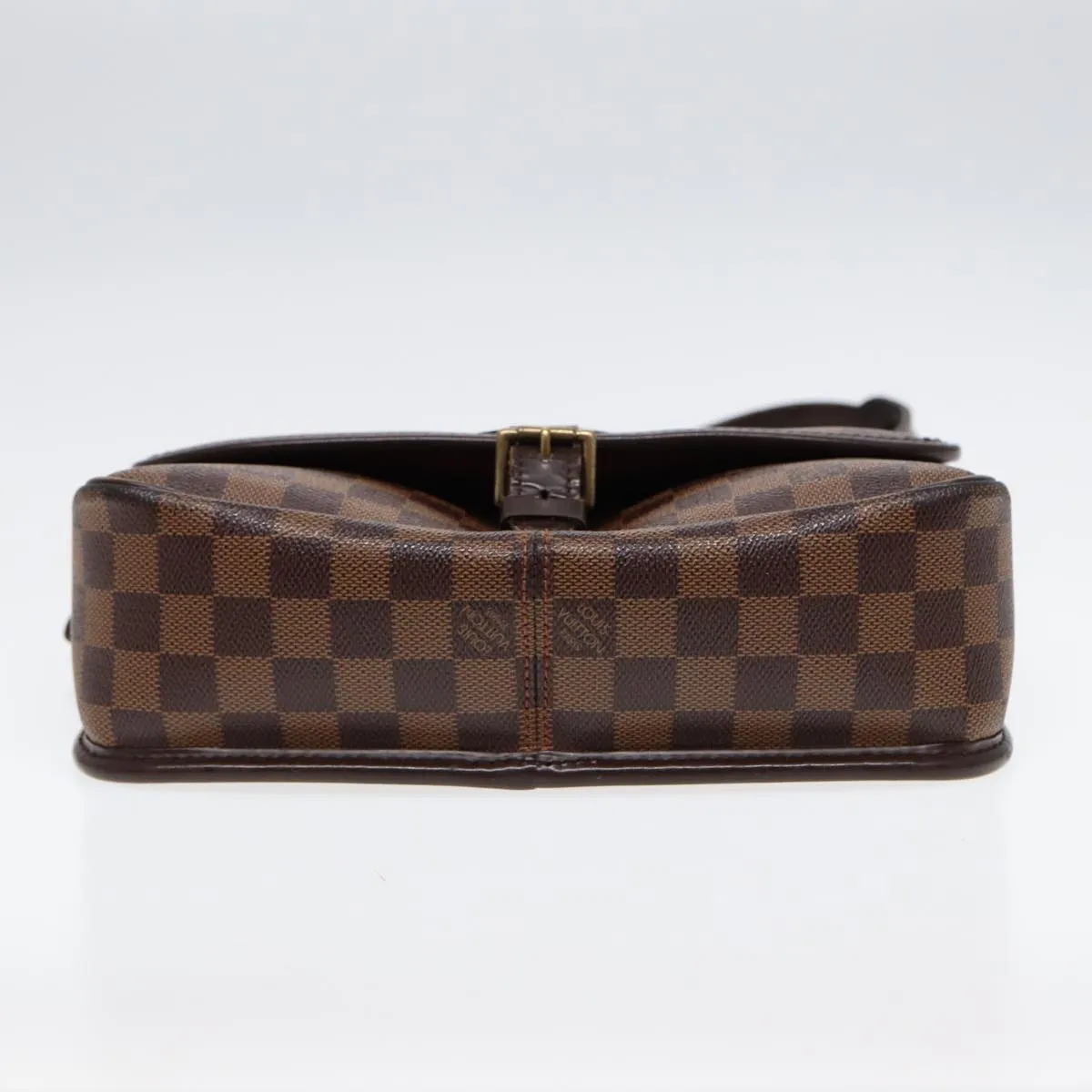 LOUIS VUITTON Damier Ebene Sologne Shoulder Bag N48079 LV Auth 86140