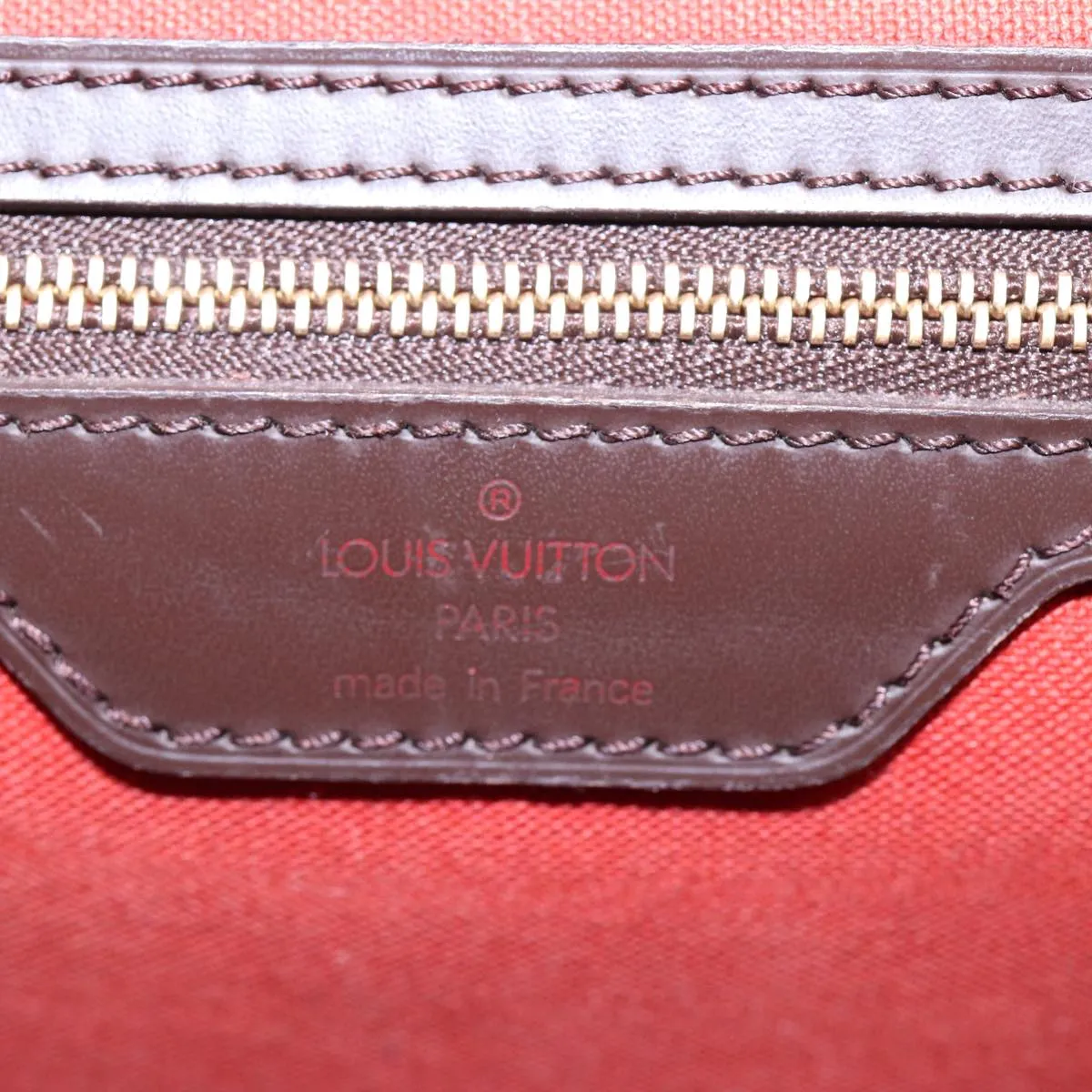 LOUIS VUITTON Damier Ebene Sologne Shoulder Bag N48079 LV Auth 86140