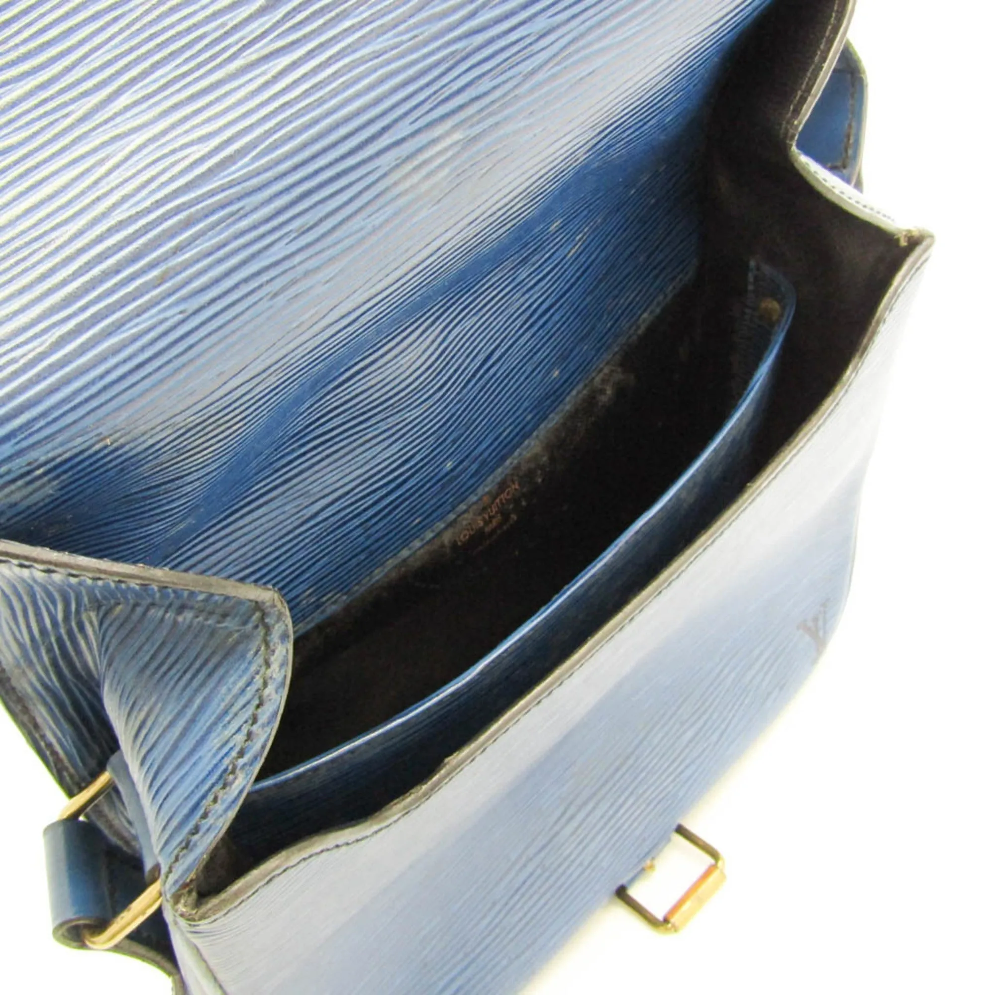 LOUIS VUITTON Epi Cartouchiere M52245 Women's Shoulder Bag Toledo Blue