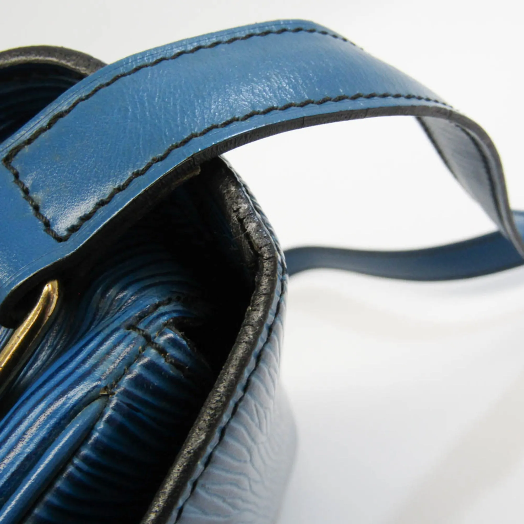 LOUIS VUITTON Epi Cartouchiere M52245 Women's Shoulder Bag Toledo Blue