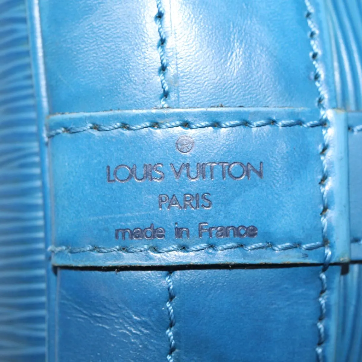 LOUIS VUITTON Epi Noe Shoulder Bag Toledo Blue M44005 LV Auth 87510