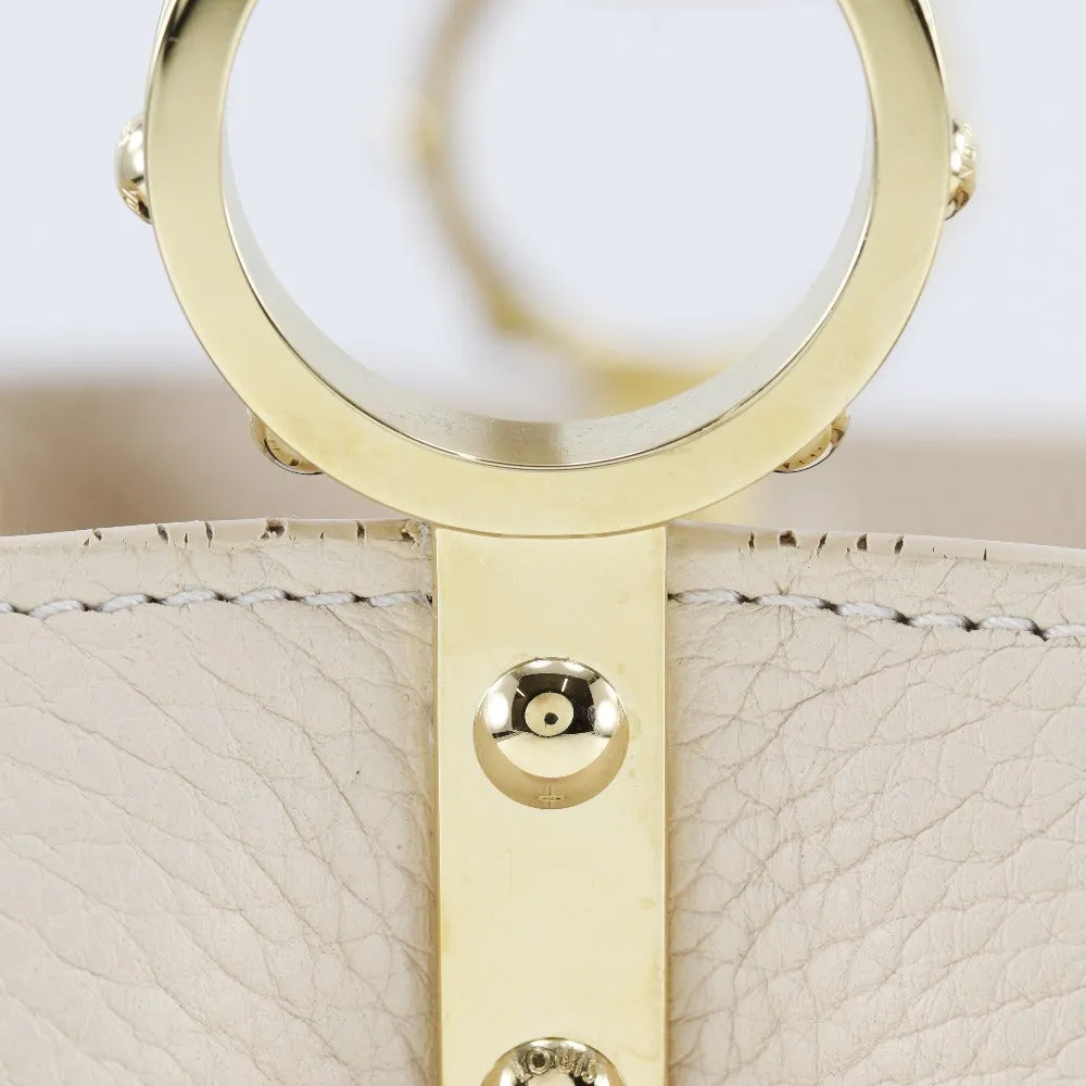 LOUIS VUITTON Handbag M53250 Taurillon Clemence Leather beige gradation 2WAYShoulder Capusine PM