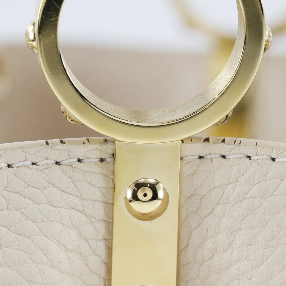 LOUIS VUITTON Handbag M53250 Taurillon Clemence Leather beige gradation 2WAYShoulder Capusine PM
