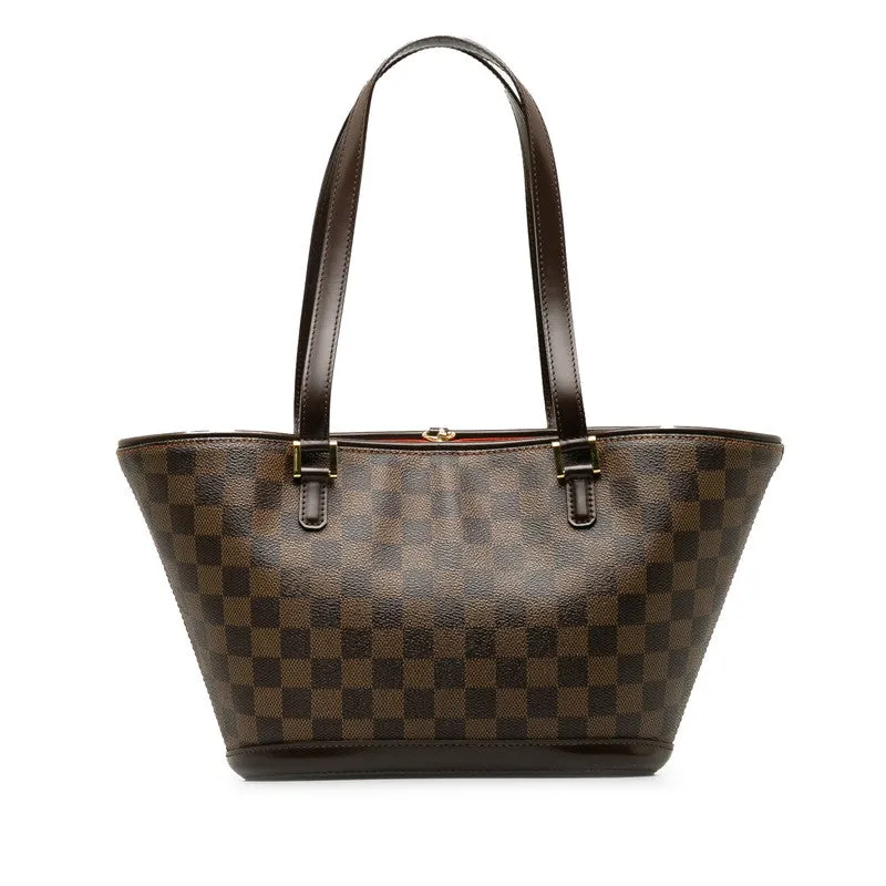 Louis Vuitton Louis Vuitton Dami??re N51121 Shoulder Bag PVC/Leather Brown