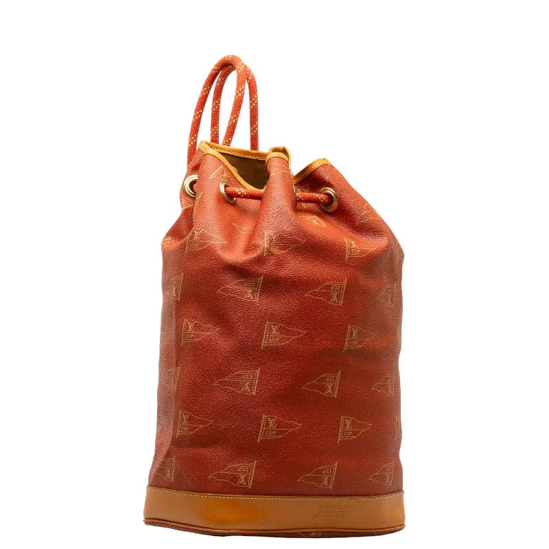 LOUIS VUITTON Louis Vuitton Whitman Cup M80026 Shoulder Bag PVC/Laser Abogany Orange [Middle] Ladies  []